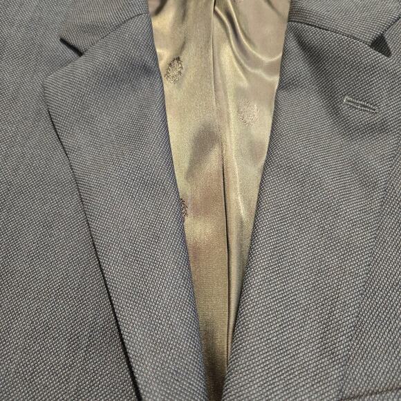 Lauren Ralph Lauren 100% Wool Suit Jacket Sports Coat Men's 44L Dark Brown - Picture 2 of 15